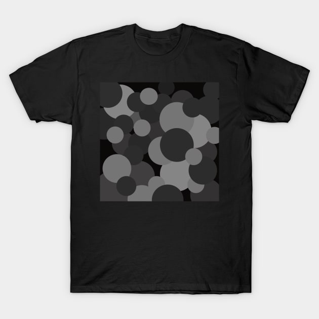 monochrome pop art pattern T-Shirt by pauloneill-art